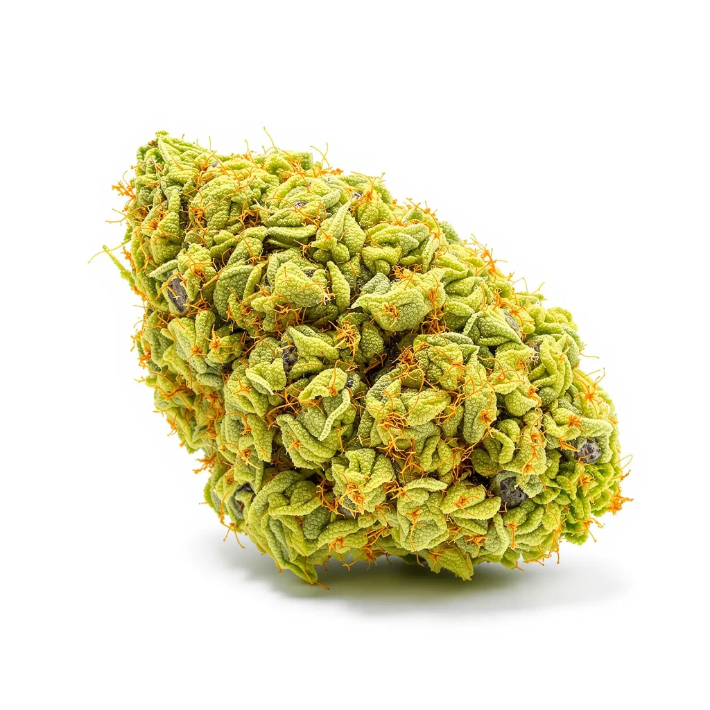 3 Kings 13% indica / 87% sativa flower with visible trichomes