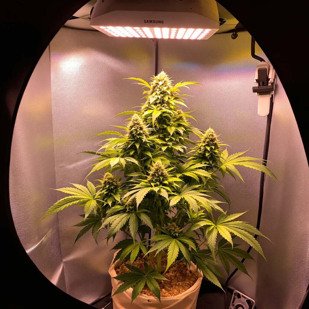 5th Element cannabis plant in flowering stage — 60-100 cm autoflower