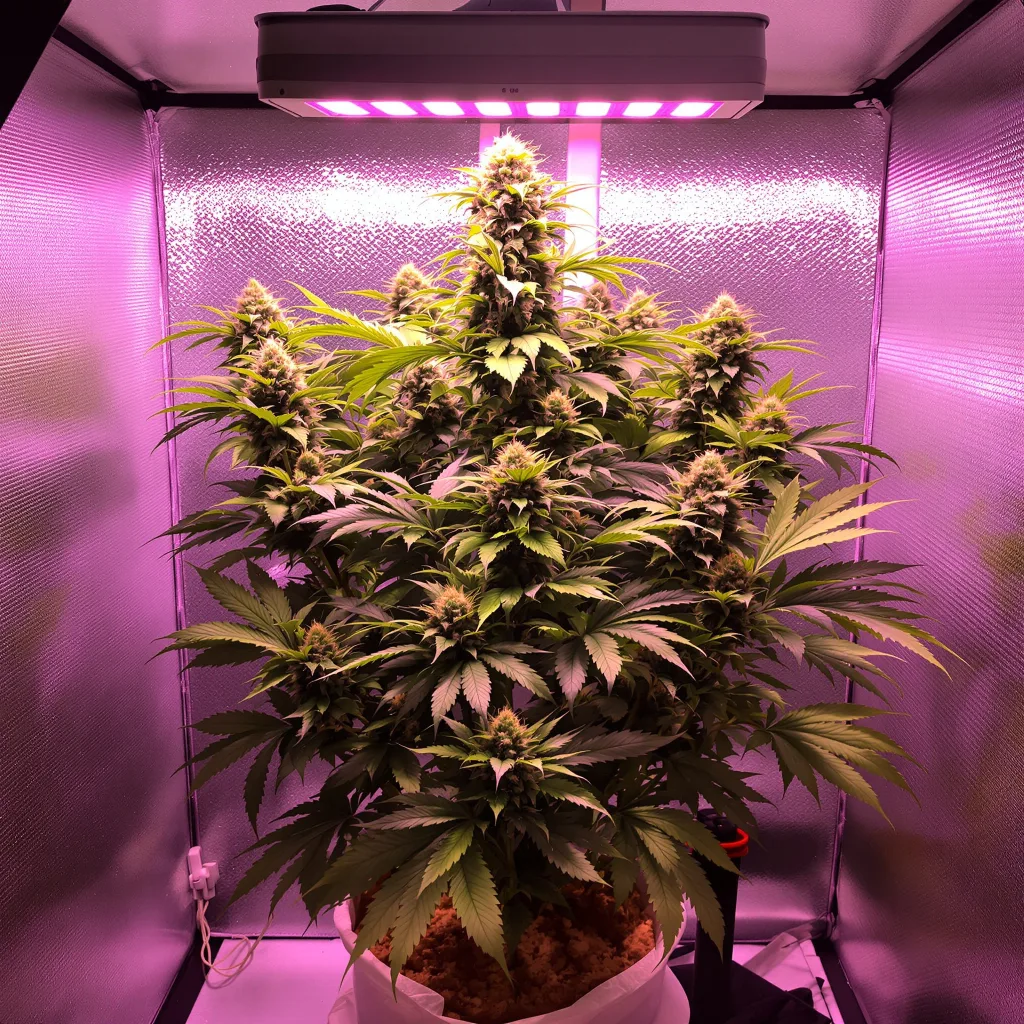 8 Ball Kush cannabis plant in flowering stage — 80 cm feminised