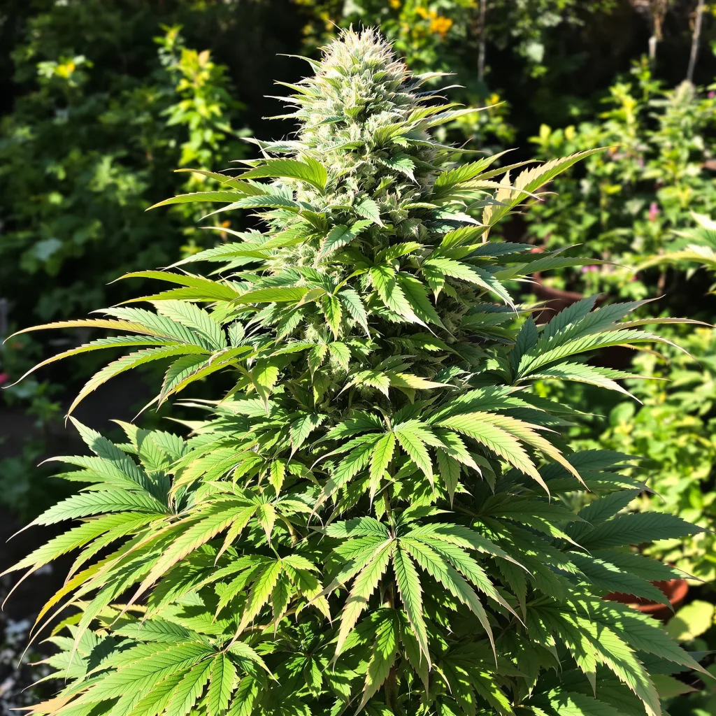 8 Ball Kush 86% indica / 14% sativa flower with visible trichomes