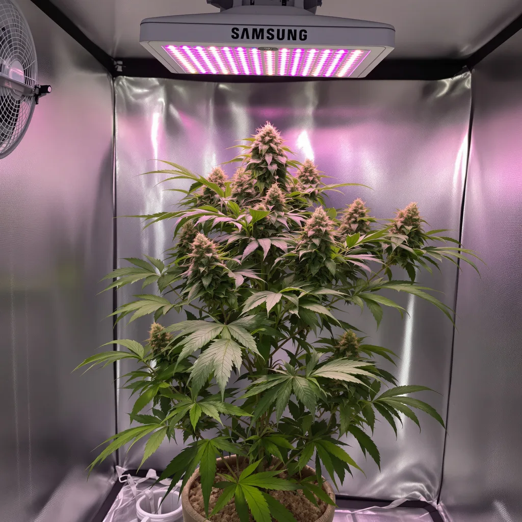 A-10 cannabis plant in flowering stage — 60-100 cm autoflower