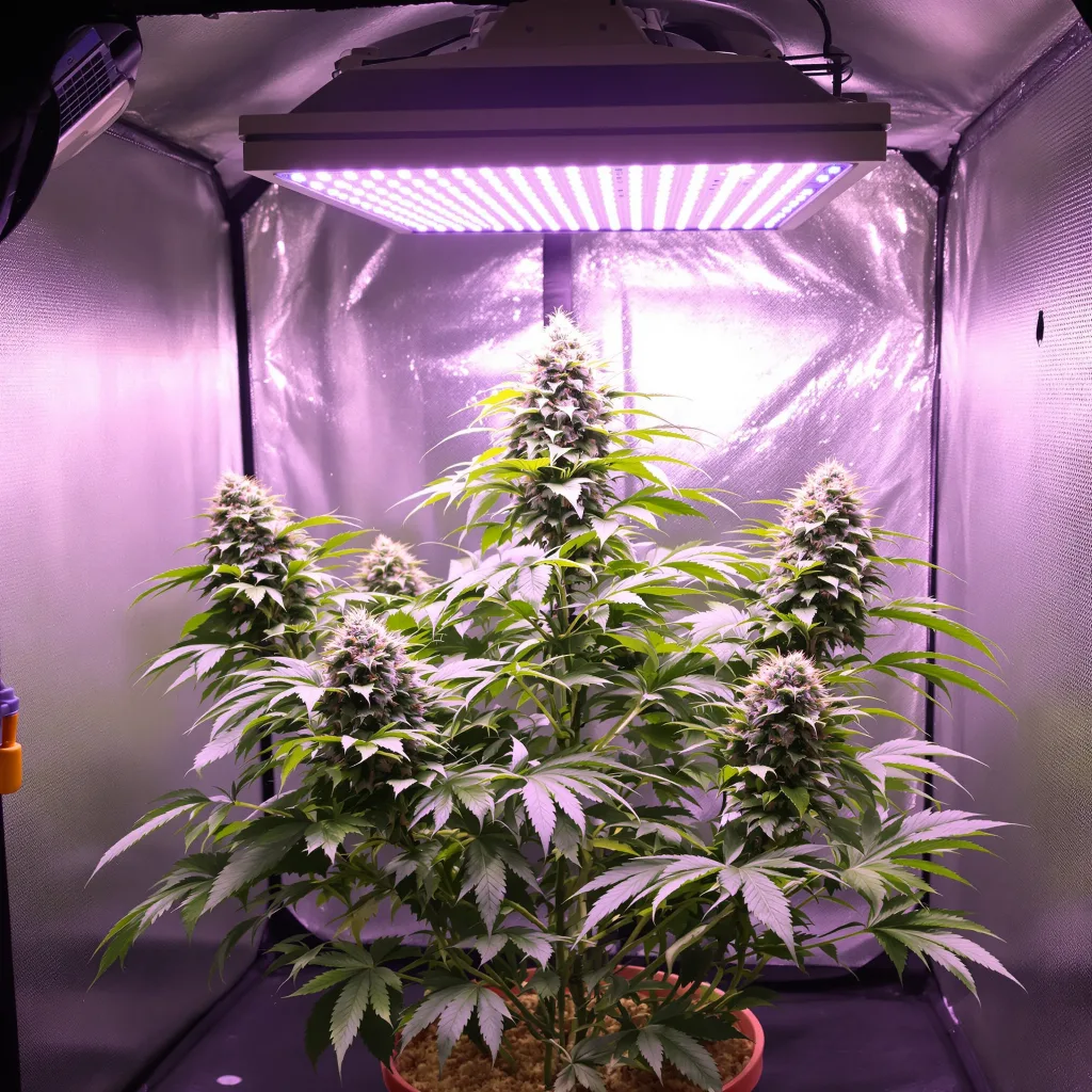 A-10 cannabis plant in flowering stage — 90-130 cm feminised