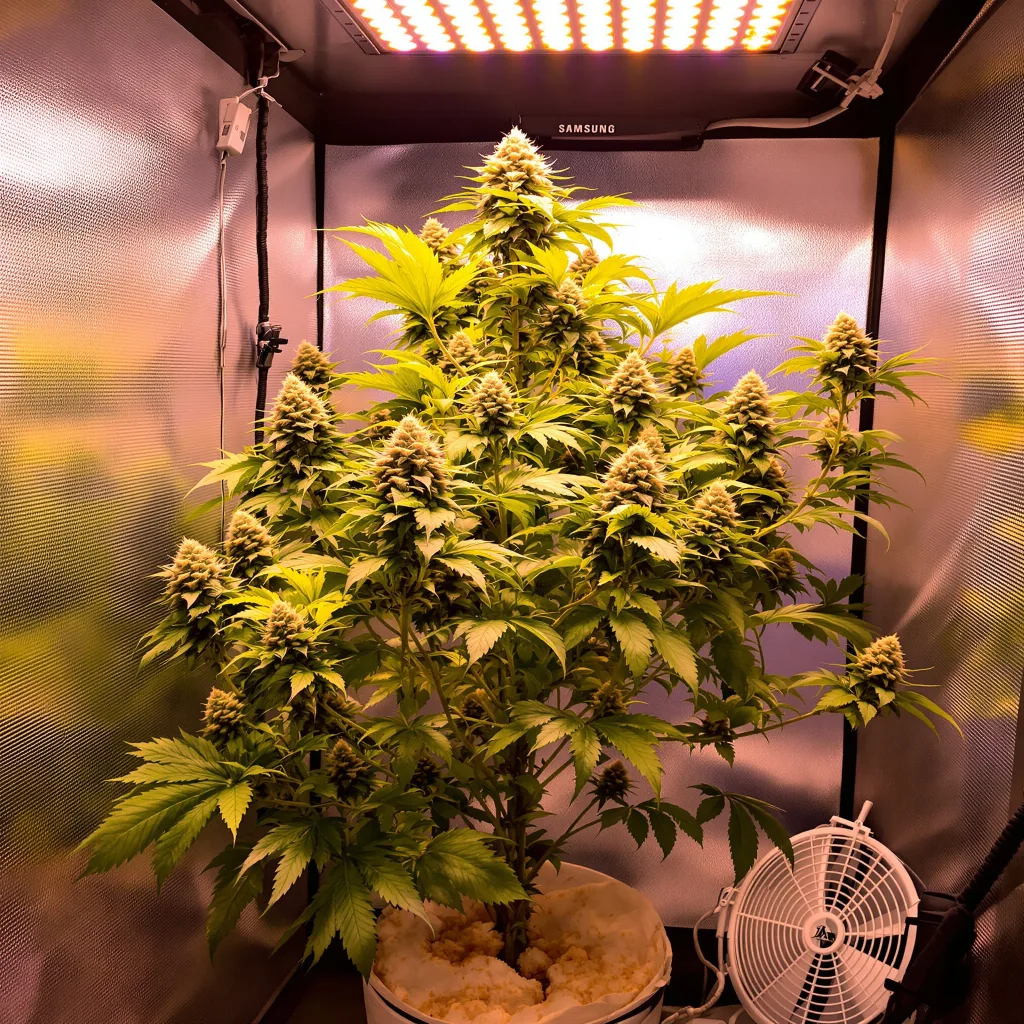 Aberdeen cannabis plant in flowering stage — 60-100 cm autoflower