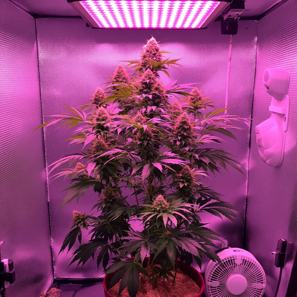 Afghan Big Bud cannabis plant in flowering stage — 120-180 cm feminised