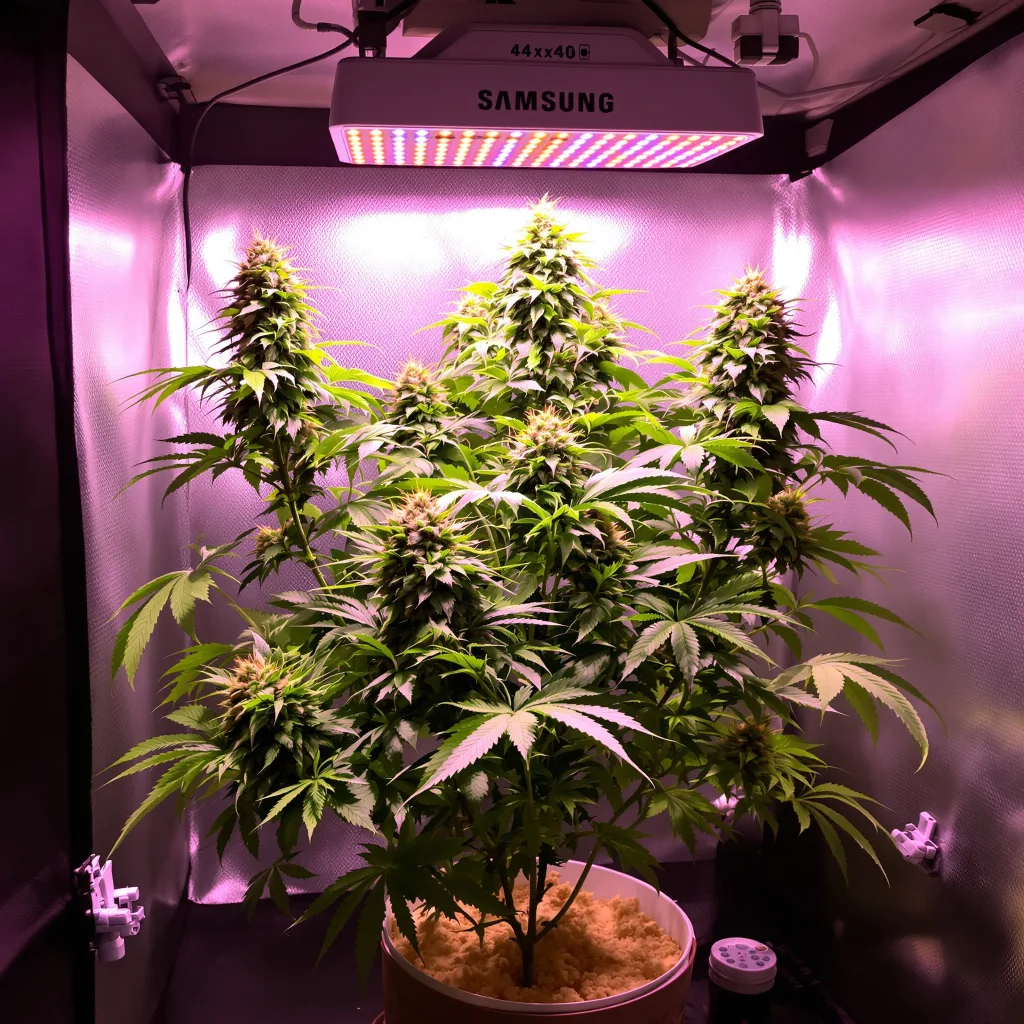 Afgoo cannabis plant in flowering stage — 90-130 cm feminised