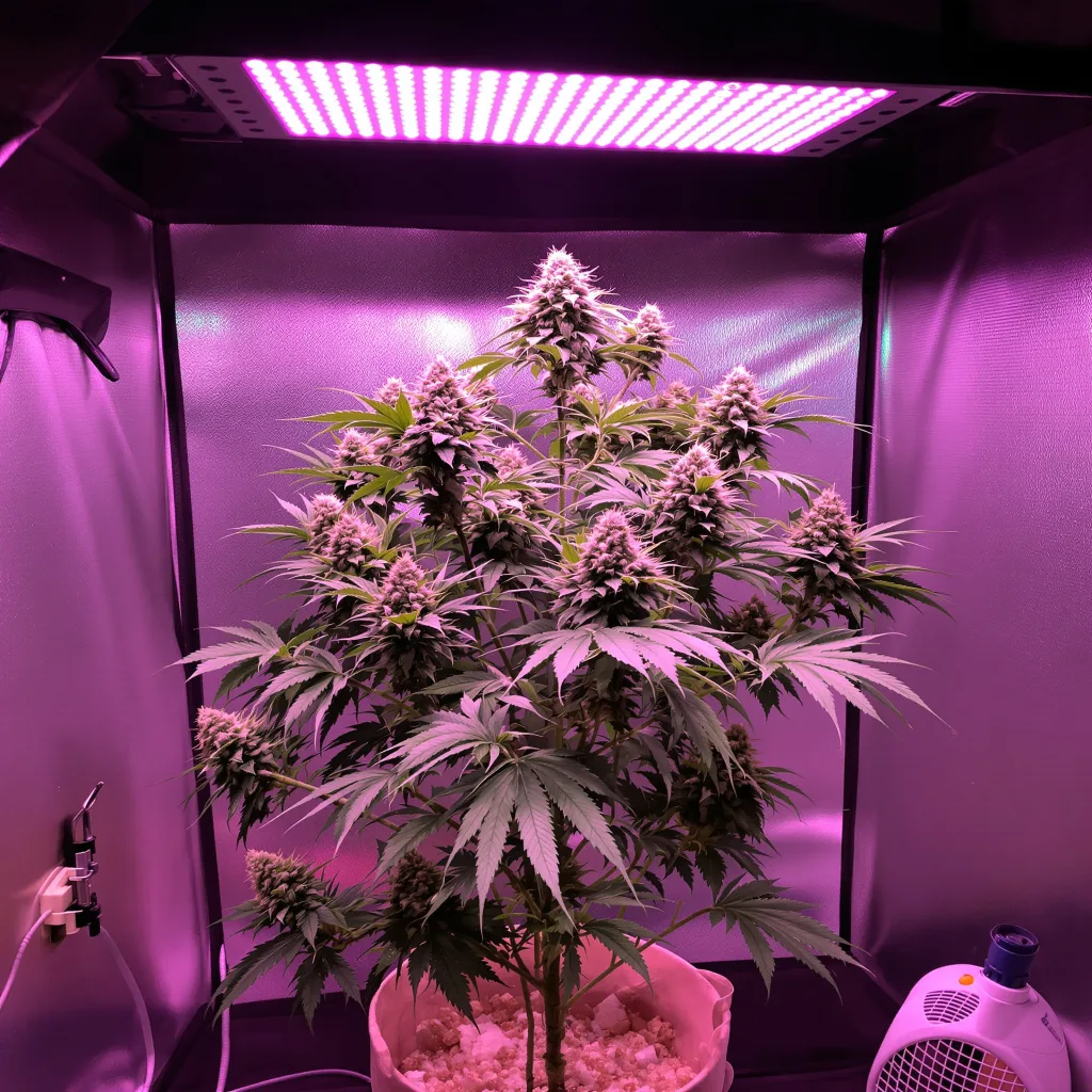 Agent Orange cannabis plant in flowering stage — 60-100 cm autoflower