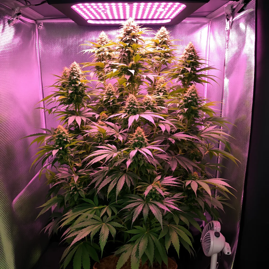 Agent Tangie cannabis plant in flowering stage — 150-200 cm feminised