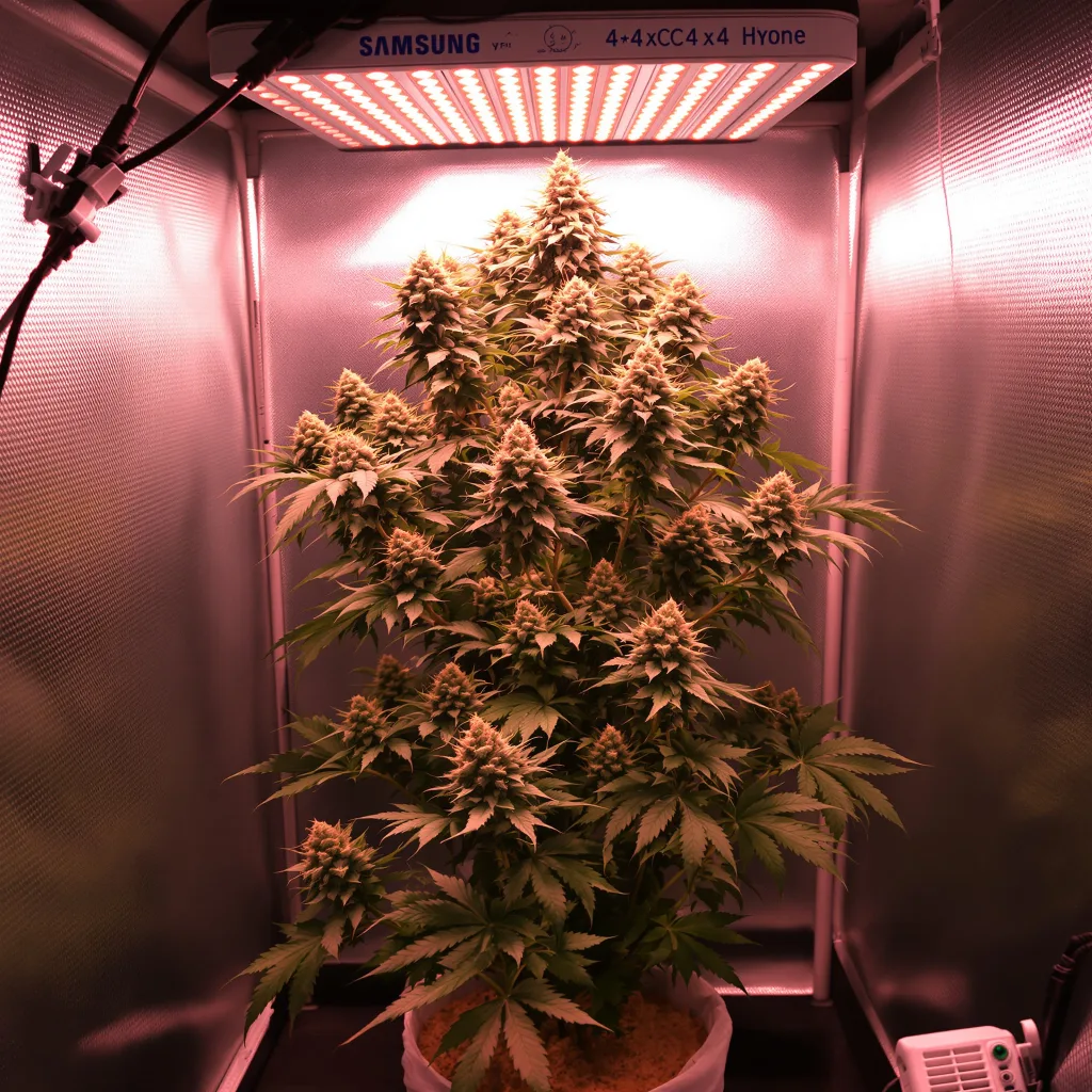AK-47 cannabis plant in flowering stage — 75-100 cm autoflower