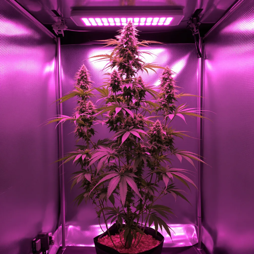 AK cannabis plant in flowering stage — 75-100 cm autoflower