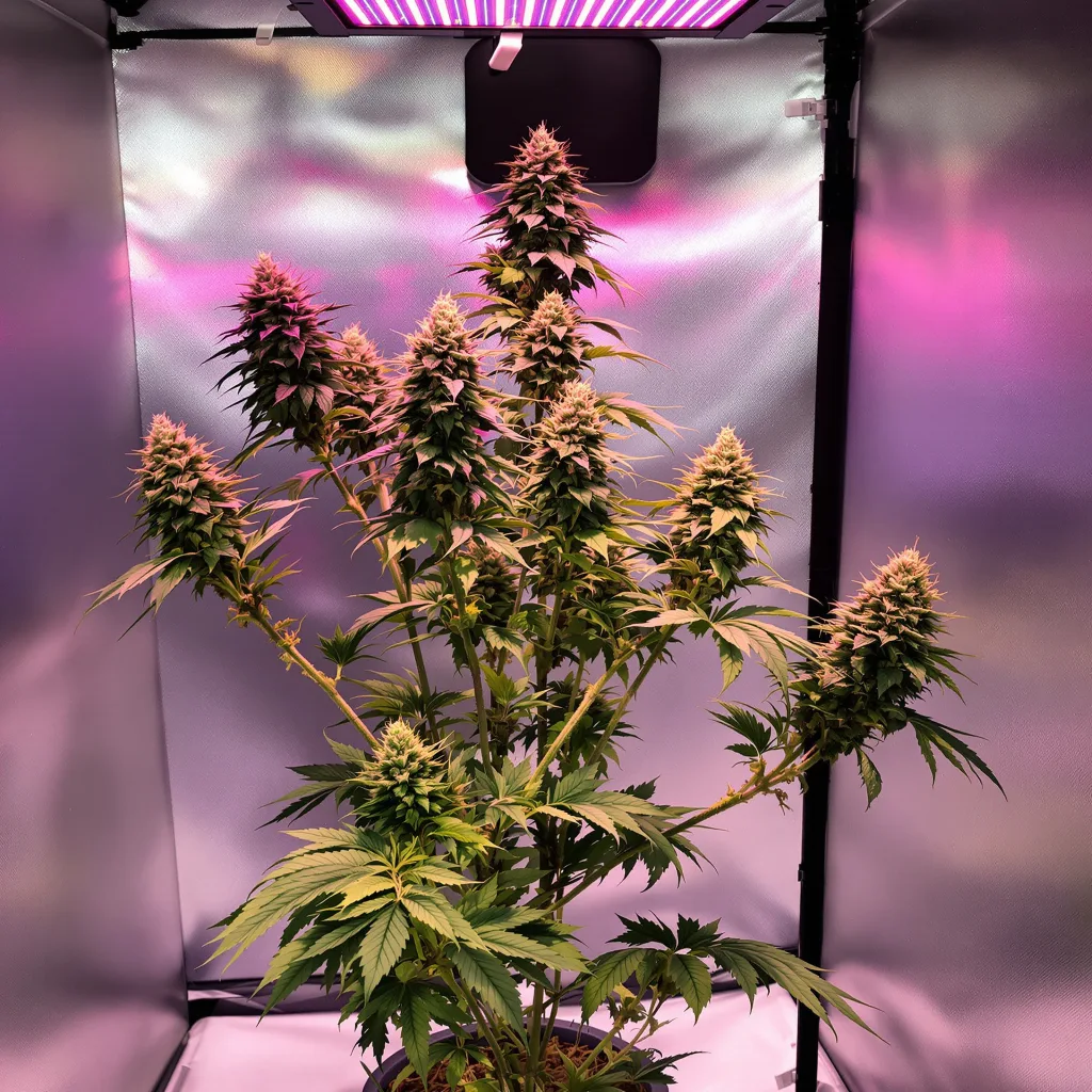 Alchemy cannabis plant in flowering stage — 120-180 cm feminised