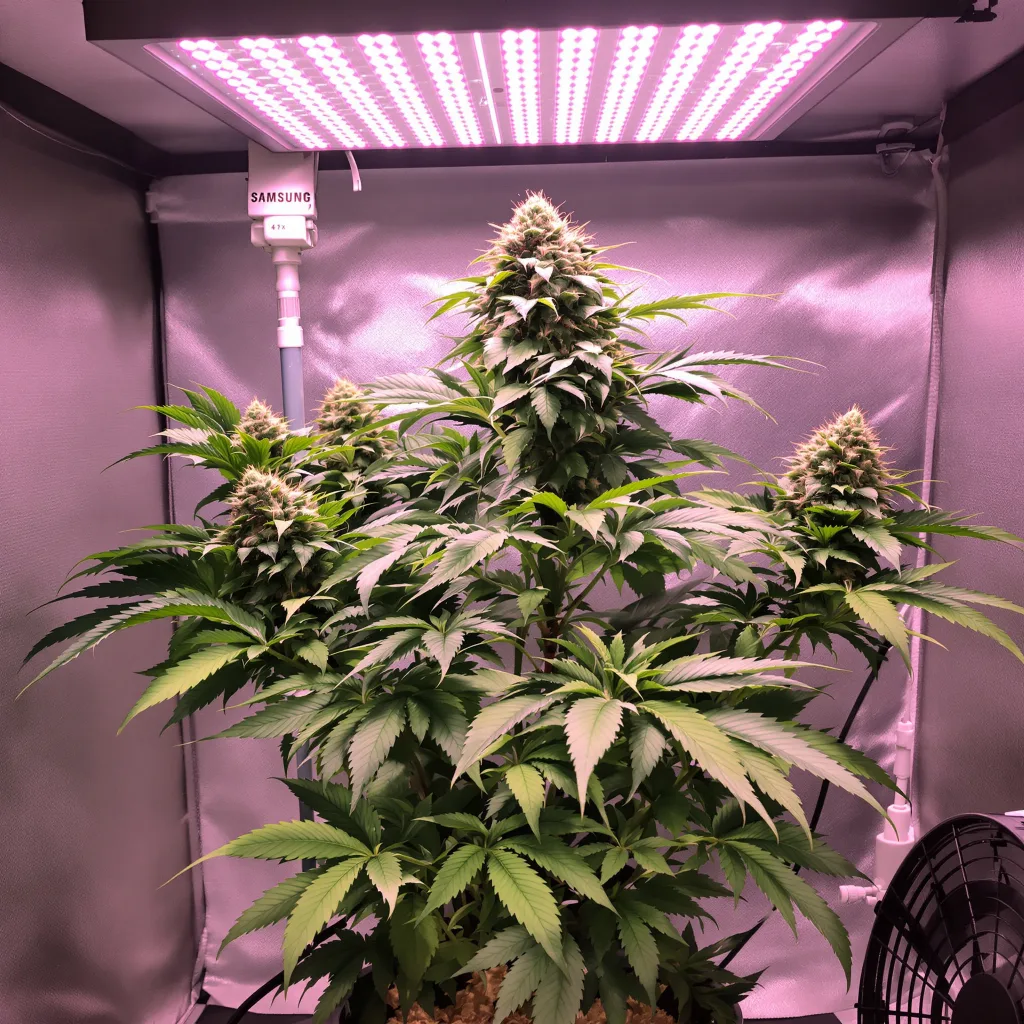 Alien Rift cannabis plant in flowering stage — 60-100 cm autoflower