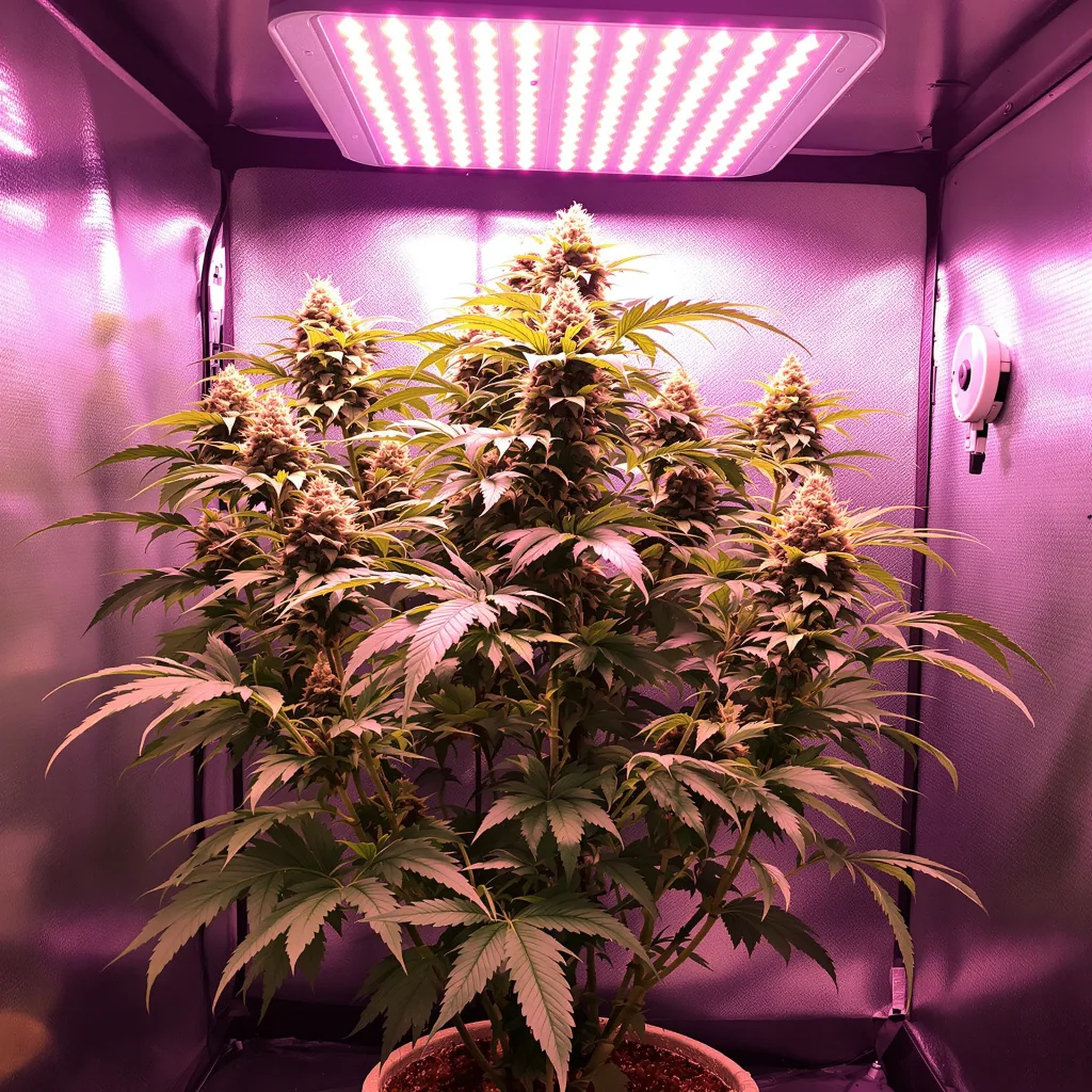 Alien Rock Candy cannabis plant in flowering stage — 60-100 cm autoflower