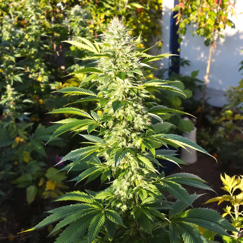 Aliens On Moonshine 85% indica / 15% sativa flower with visible trichomes