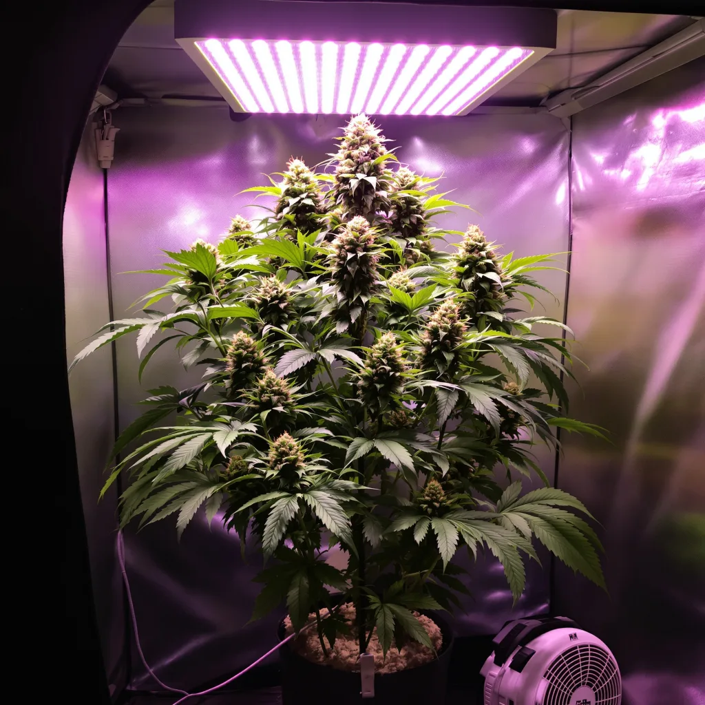 Aliens On Moonshine cannabis plant in flowering stage — 90-130 cm feminised