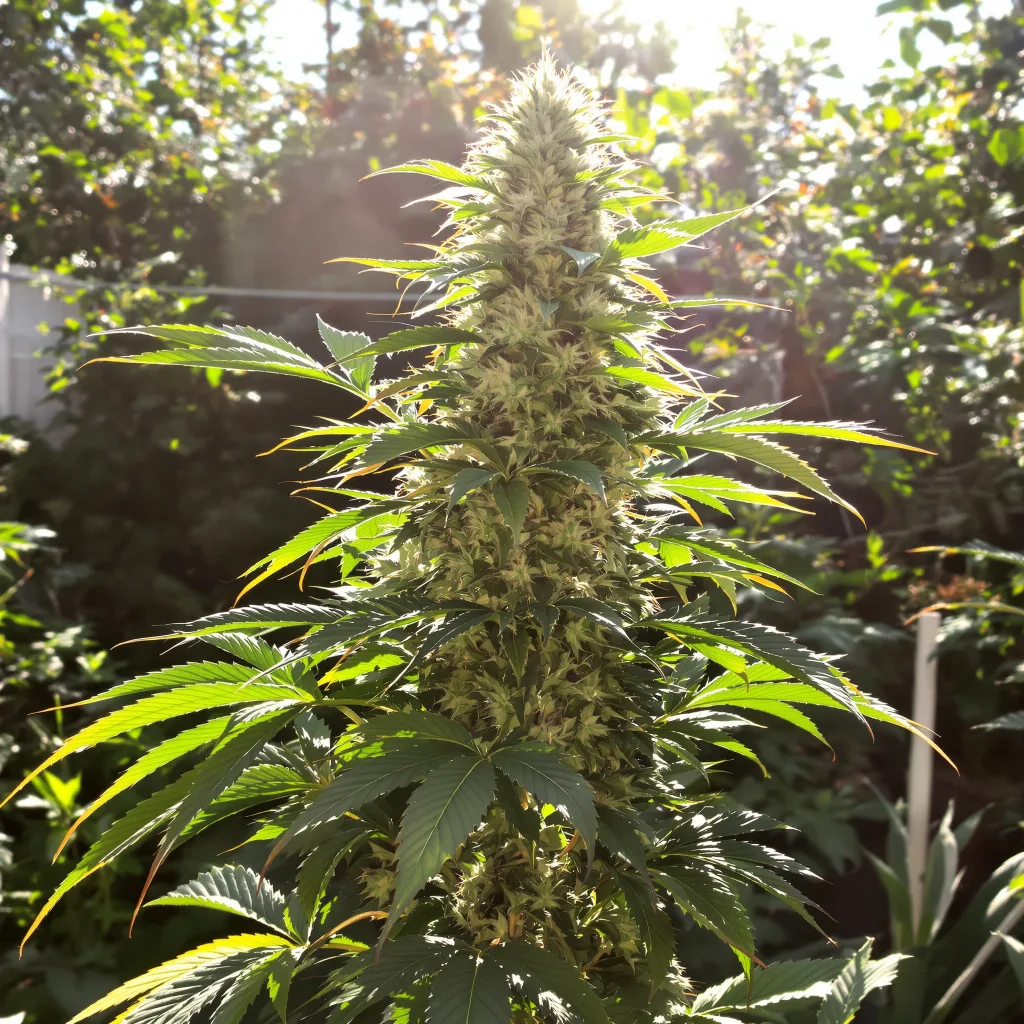 Aliens On Moonshine 85% indica / 15% sativa flower with visible trichomes