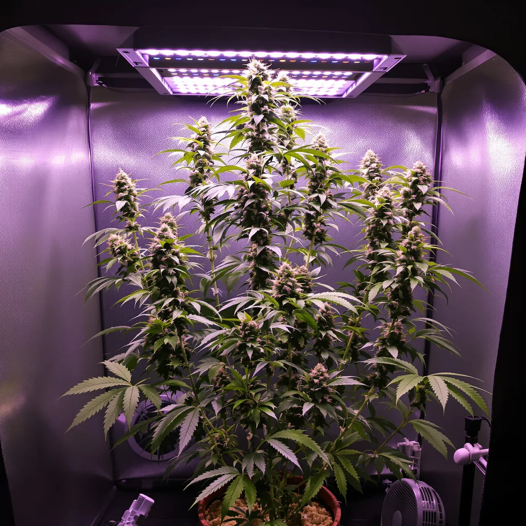 Allen Wrench cannabis plant in flowering stage — 150-200 cm feminised