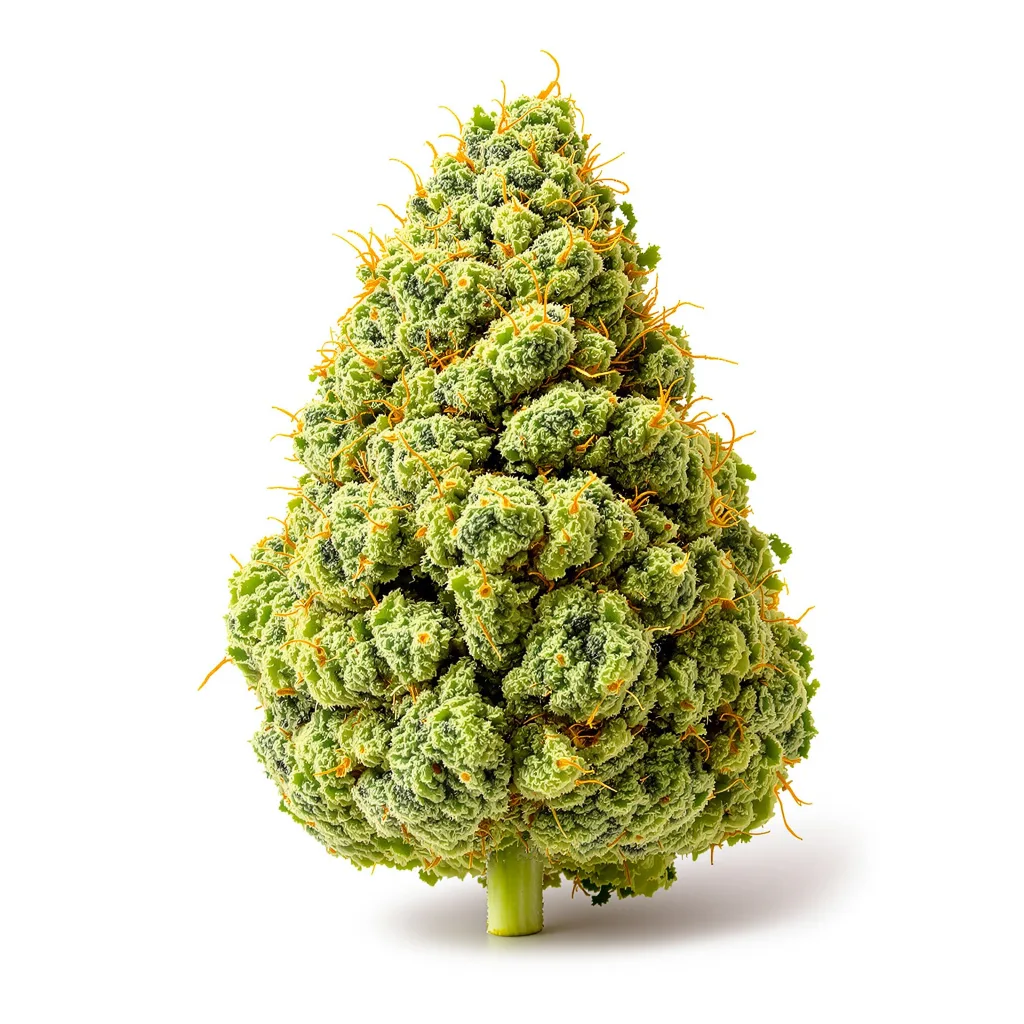 Allen Wrench 20% indica / 80% sativa flower with visible trichomes