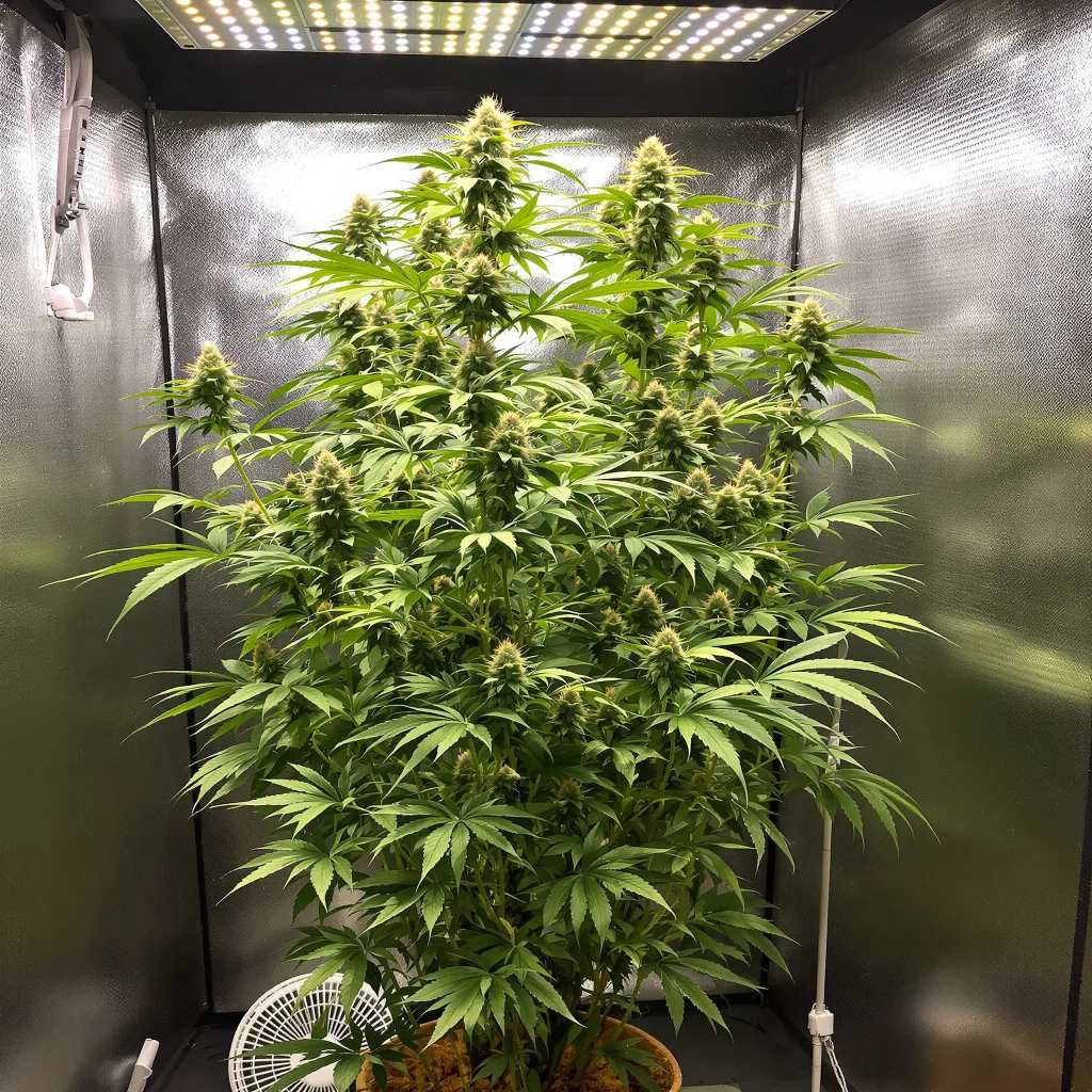 Ambrosia cannabis plant in flowering stage — 122-152 cm feminised
