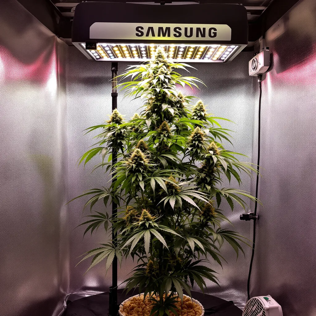 Amnesia cannabis plant in flowering stage — 150-200 cm feminised