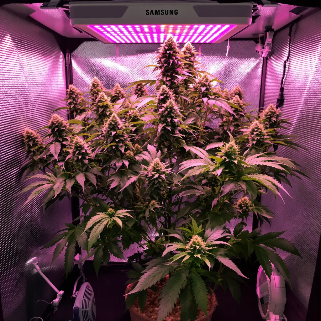 Ancient Kush cannabis plant in flowering stage — 90-130 cm feminised