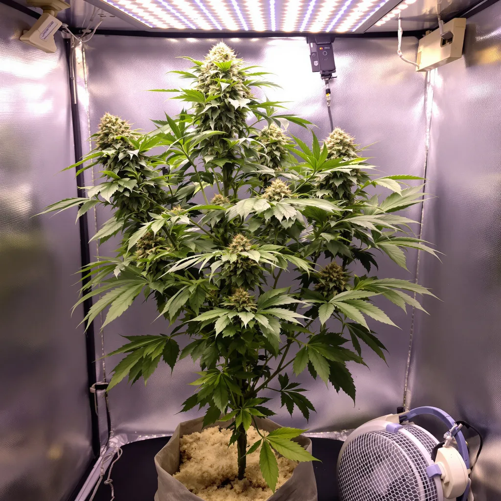 Anonymous OG cannabis plant in flowering stage — 90-130 cm feminised