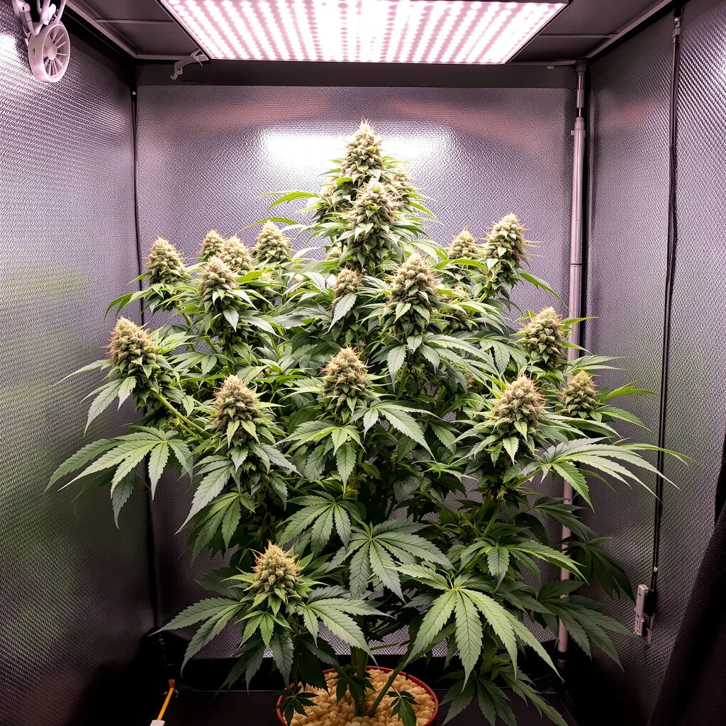 Ape Shit cannabis plant in flowering stage — 120-180 cm feminised