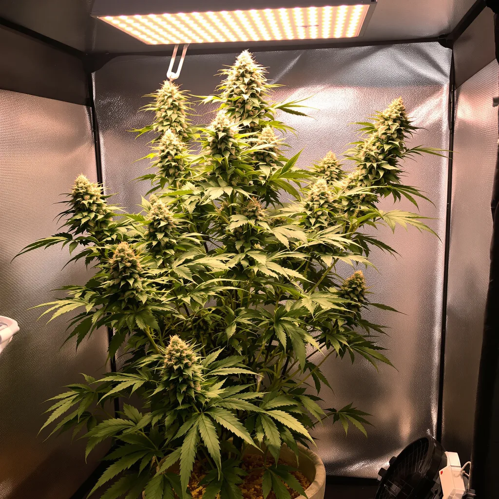 Apple Betty cannabis plant in flowering stage — 120-180 cm feminised