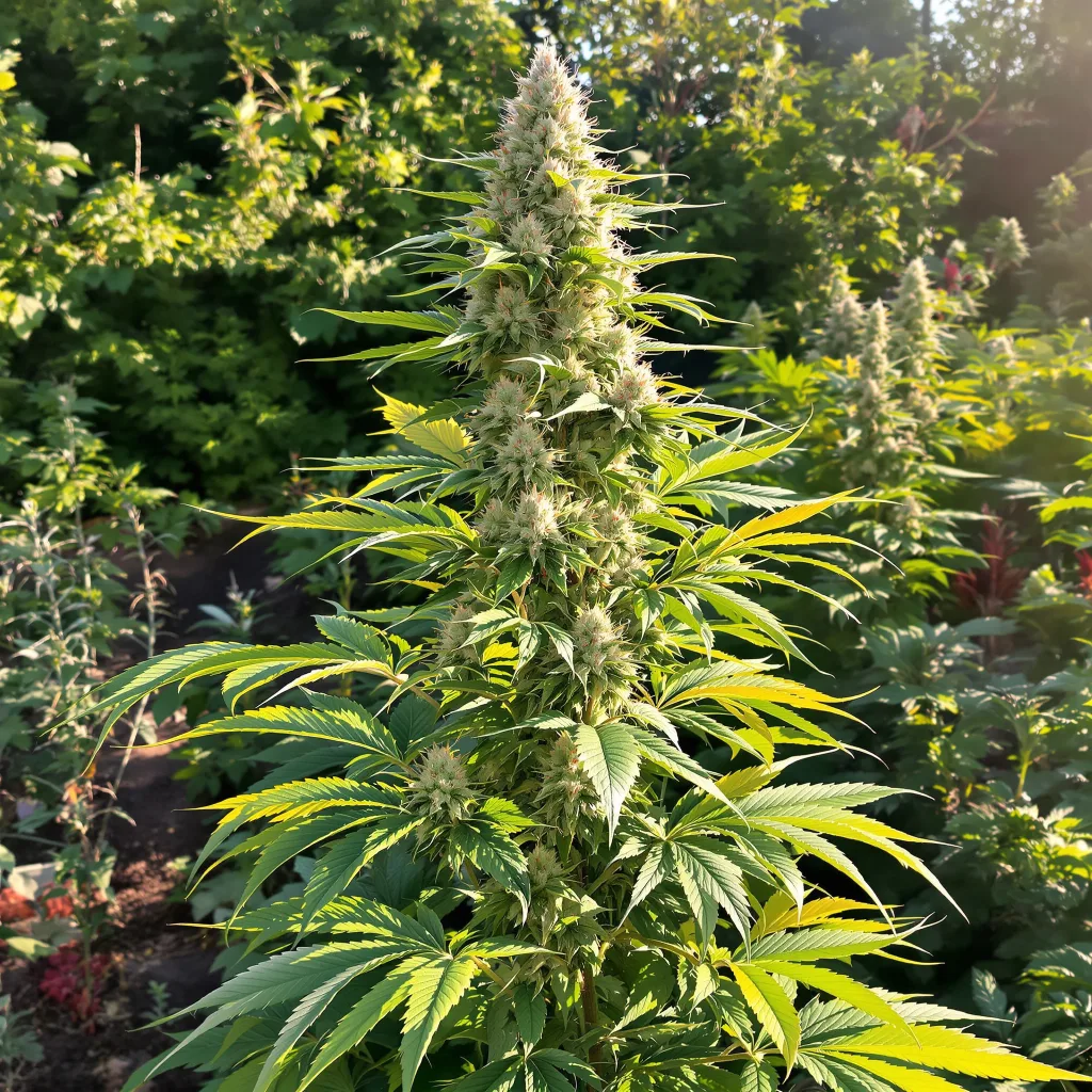Apple Betty 38% indica / 62% sativa flower with visible trichomes