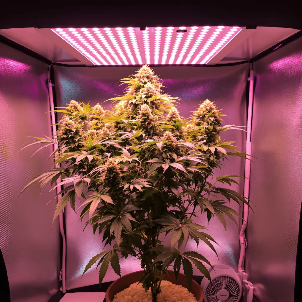 Apple Crisp cannabis plant in flowering stage — 120-180 cm feminised