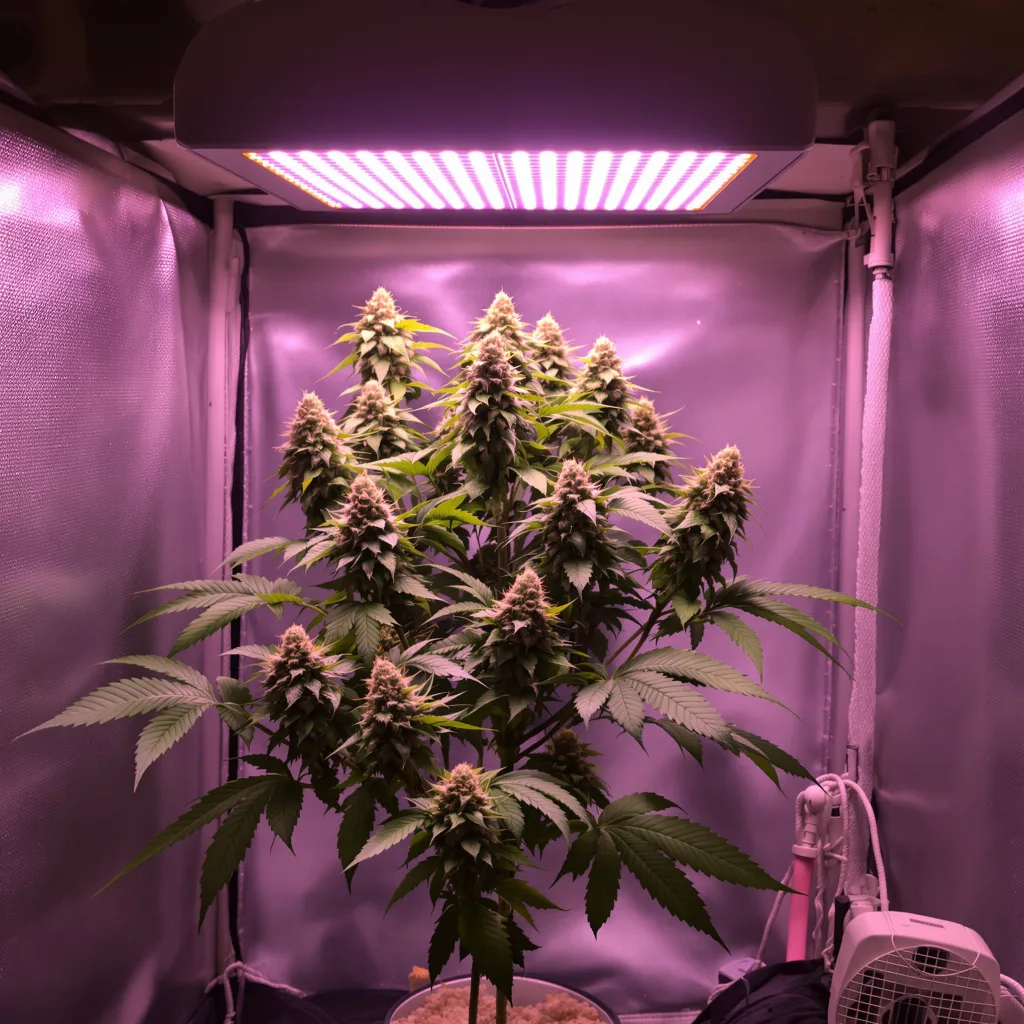 Apple Mintz cannabis plant in flowering stage — 120-180 cm feminised
