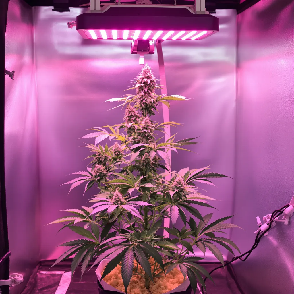 Aspen OG cannabis plant in flowering stage — 90-130 cm feminised