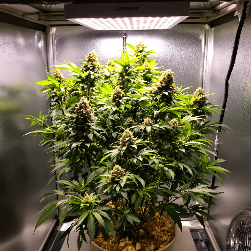 Athabasca cannabis plant in flowering stage — 90-130 cm feminised