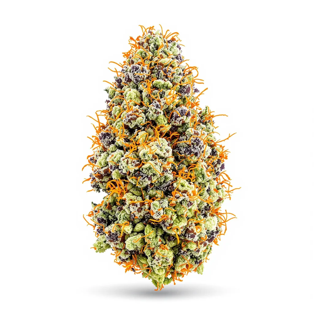 Atomic Northern Lights 60% indica / 40% sativa flower with visible trichomes