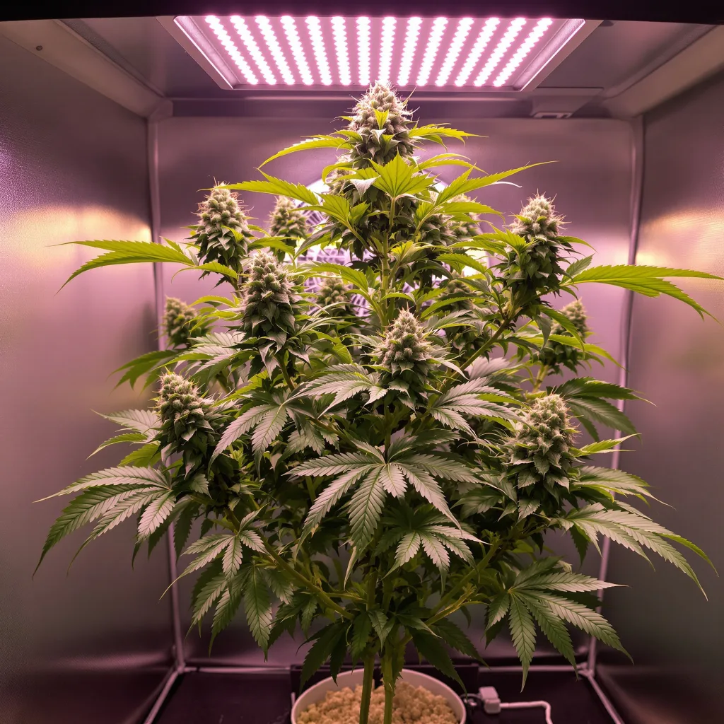 Banana Candy cannabis plant in flowering stage — 90-130 cm feminised