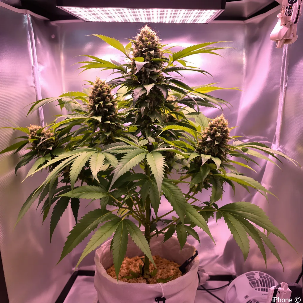 Batman OG cannabis plant in flowering stage — 90-130 cm feminised
