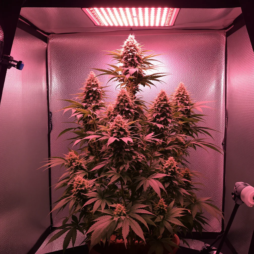 Bear Dance cannabis plant in flowering stage — 60-100 cm autoflower