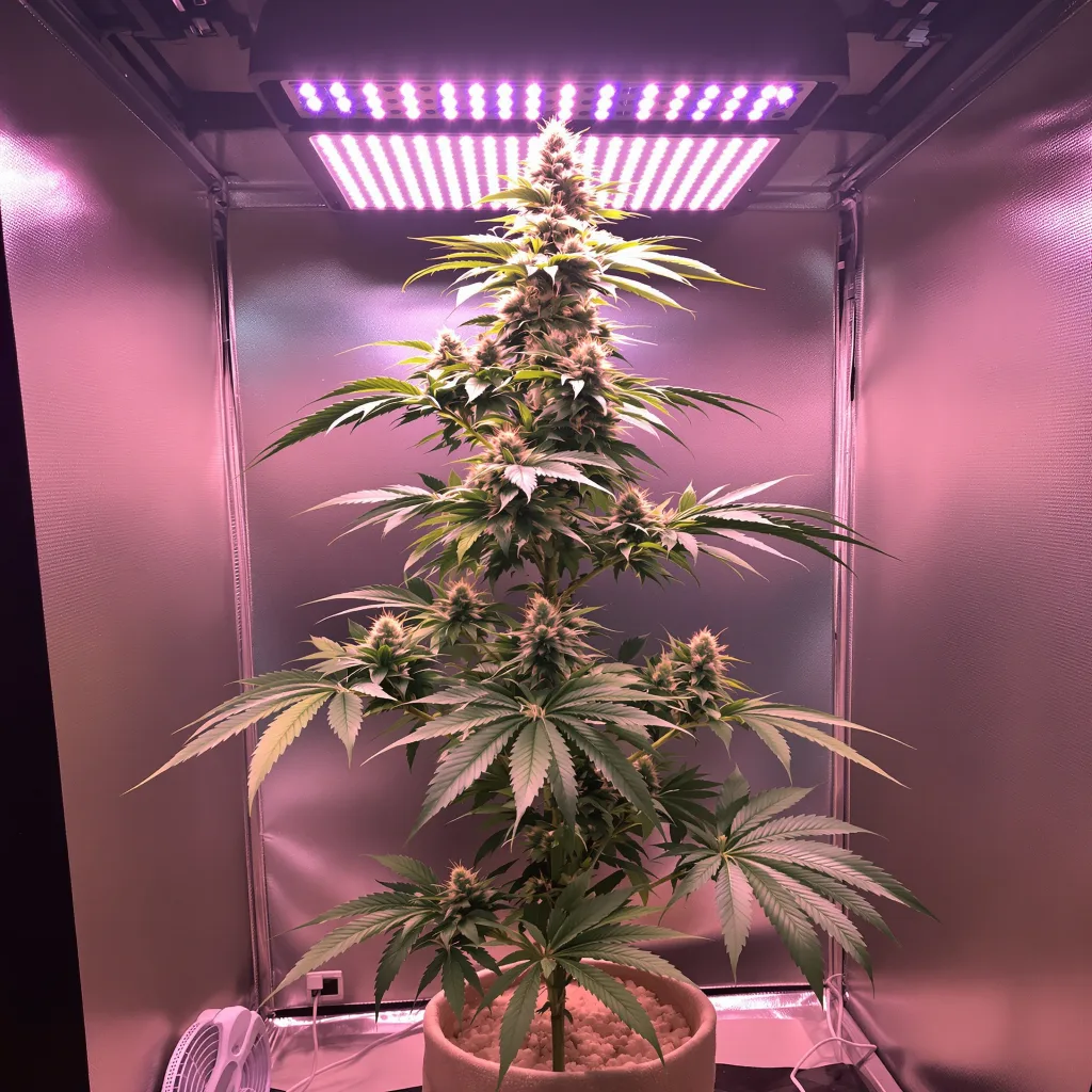 Bear Dance cannabis plant in flowering stage — 150-200 cm feminised