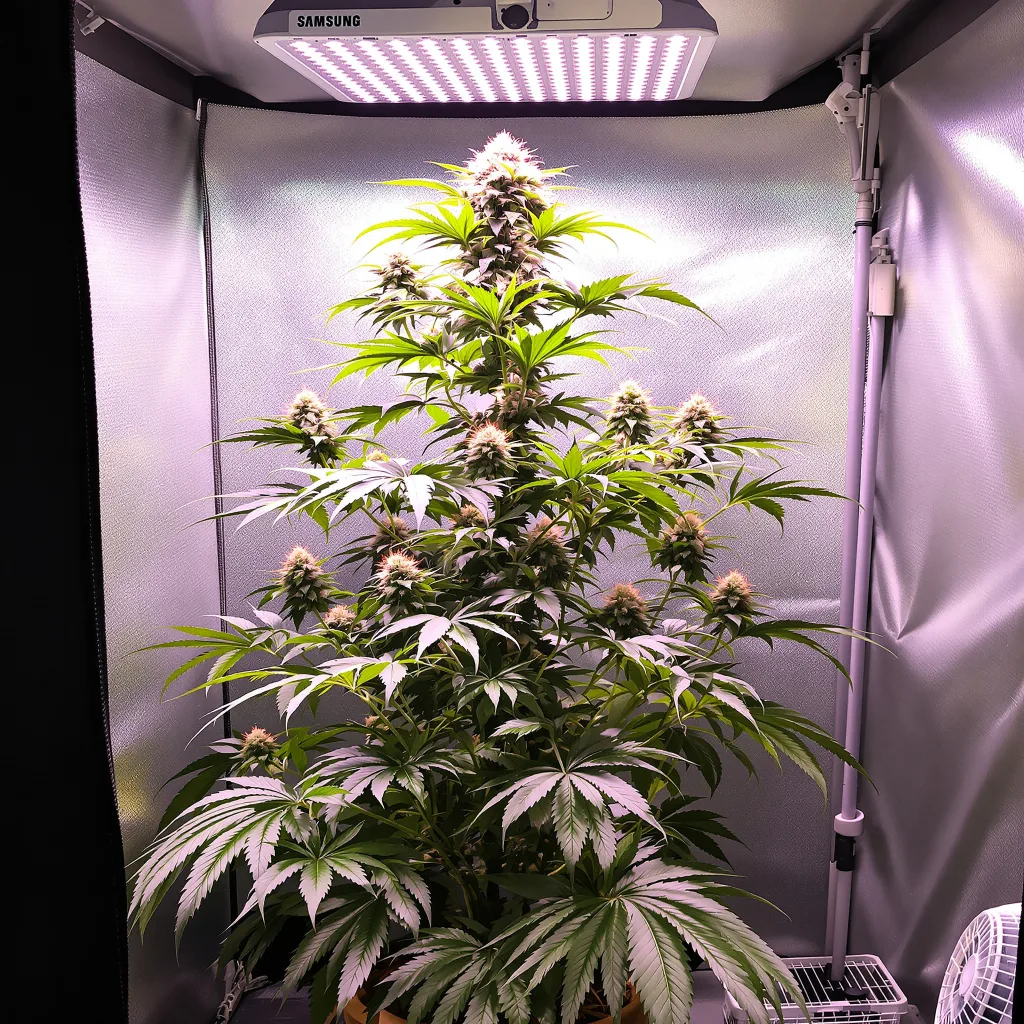 Berner's Cookies cannabis plant in flowering stage — 60-100 cm autoflower