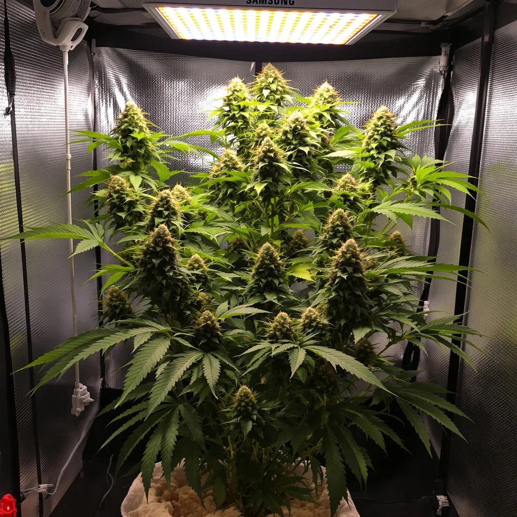 Big Blue cannabis plant in flowering stage — 60-100 cm autoflower