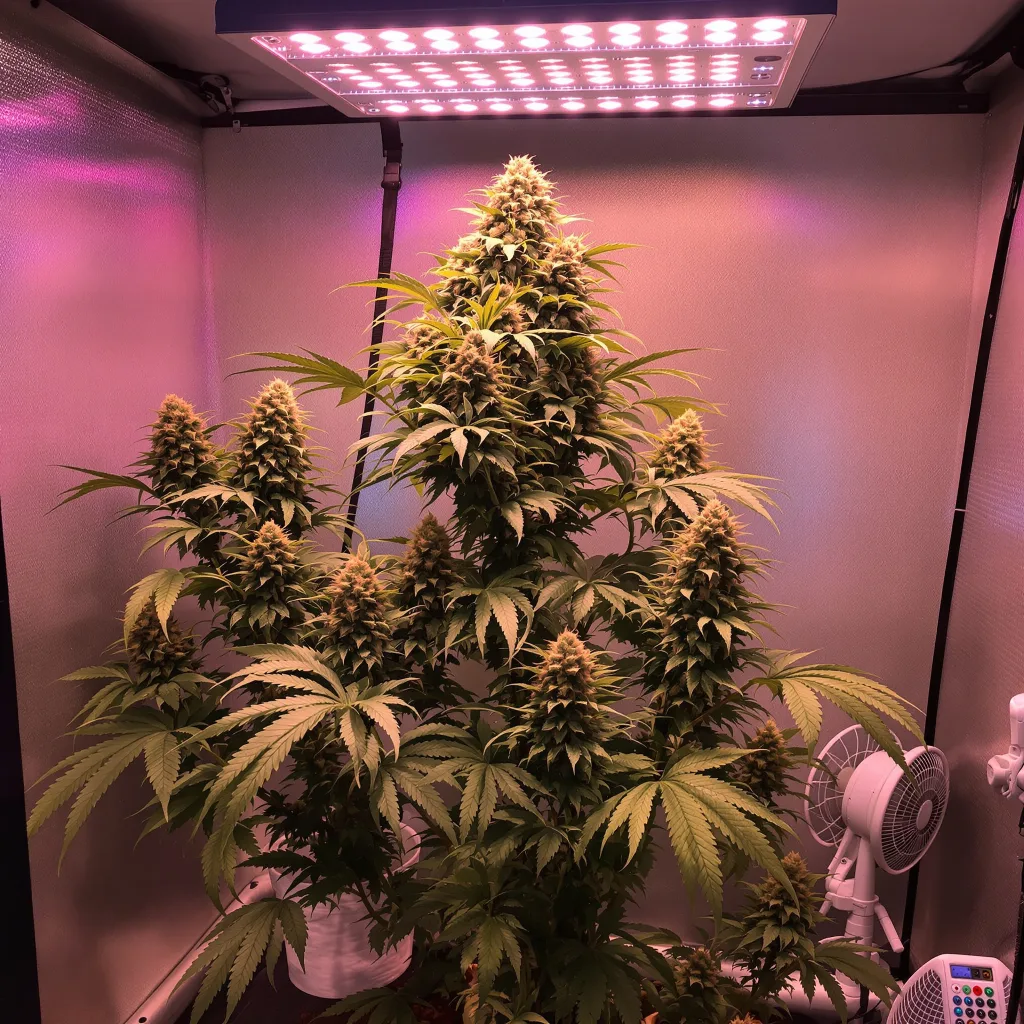 Biker Le Blanc cannabis plant in flowering stage — 120-180 cm feminised