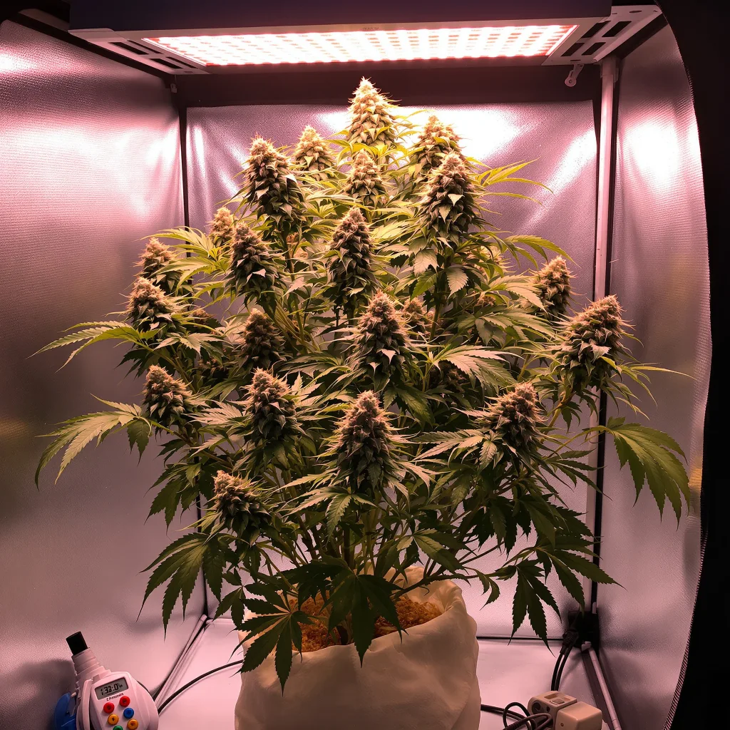 Birthday Cake Kush cannabis plant in flowering stage — 120-180 cm feminised