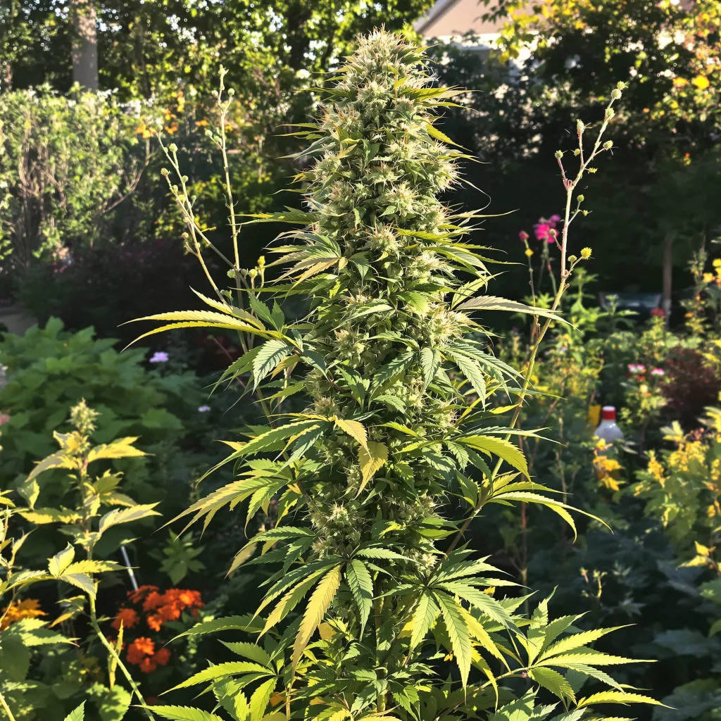 Birthday Cake Kush 60% indica / 40% sativa flower with visible trichomes