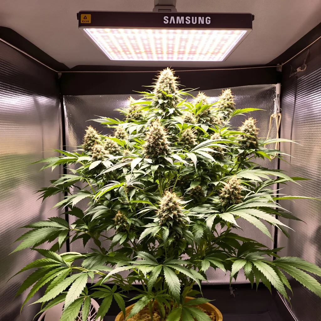 Black 84 cannabis plant in flowering stage — 90-130 cm feminised