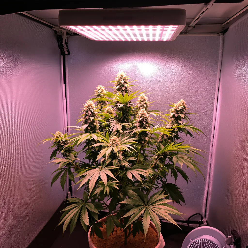 Black Ice cannabis plant in flowering stage — 90-130 cm feminised