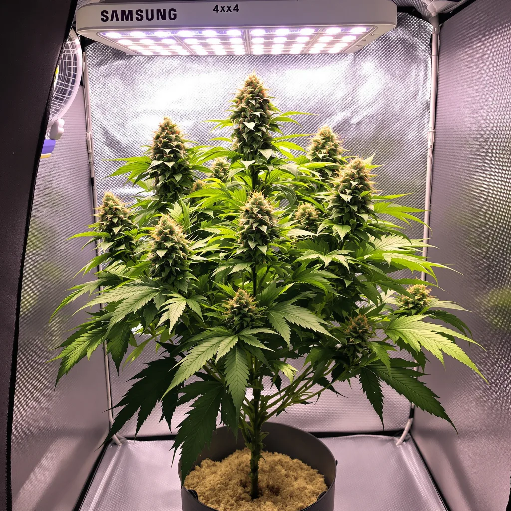 Black Widow cannabis plant in flowering stage — 90-130 cm feminised