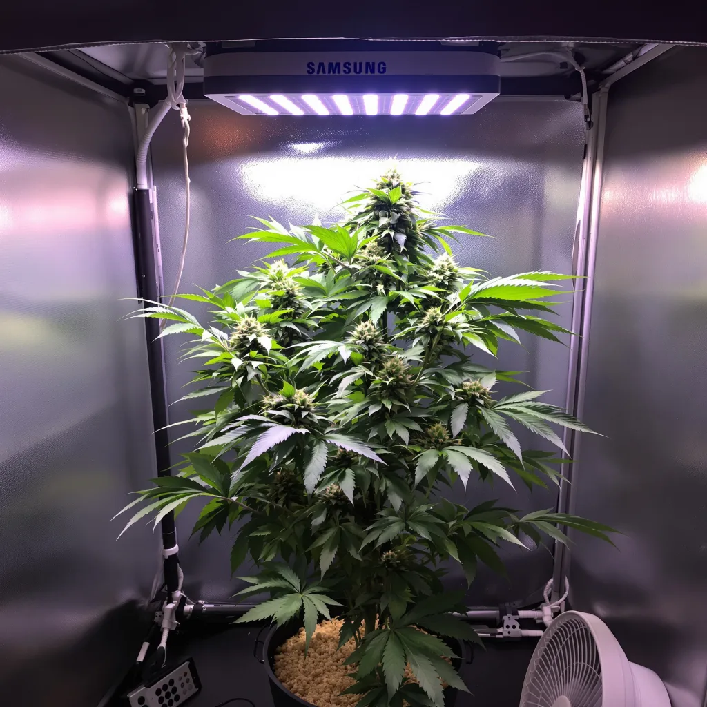 Blackberry cannabis plant in flowering stage — 90-130 cm feminised