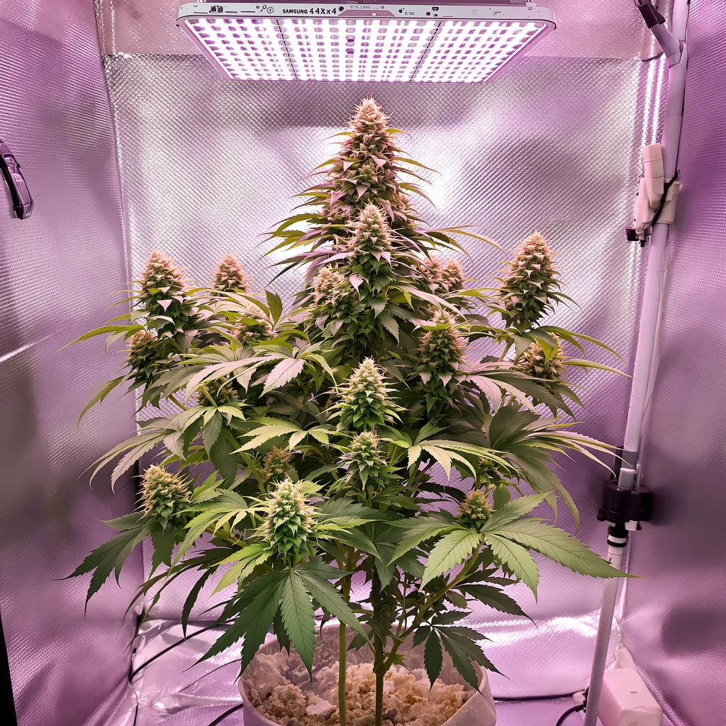 Blackberry Hashplant cannabis plant in flowering stage — 90-130 cm feminised
