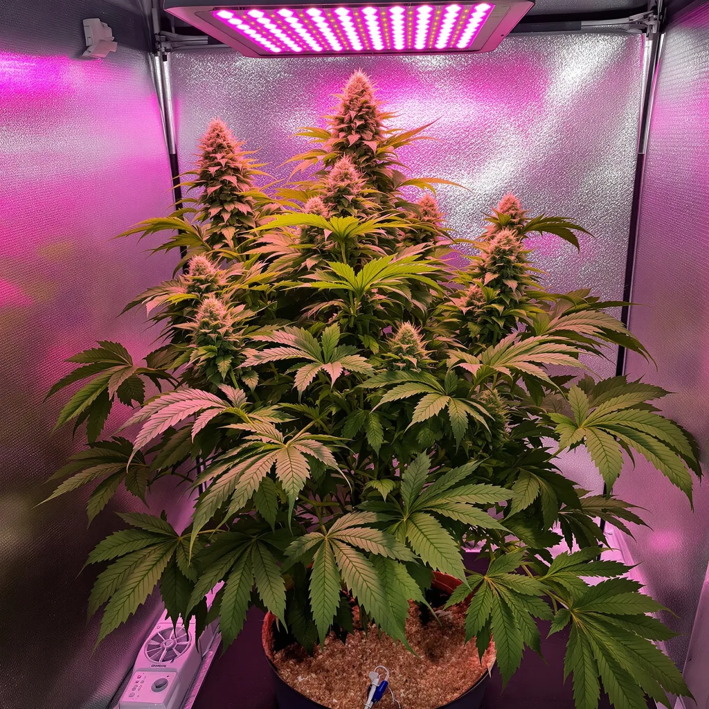 Blackberry Rhino cannabis plant in flowering stage — 90-130 cm feminised