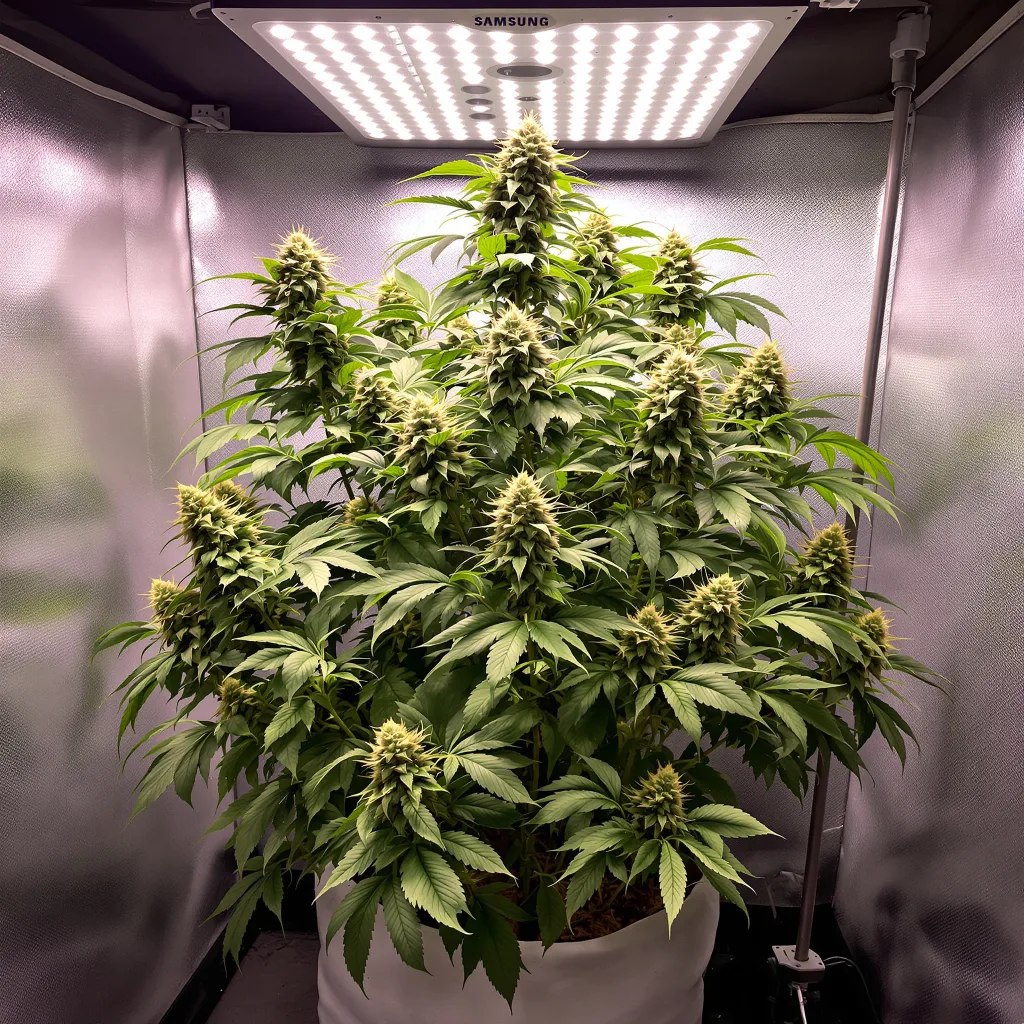 Blackwater cannabis plant in flowering stage — 90-130 cm feminised