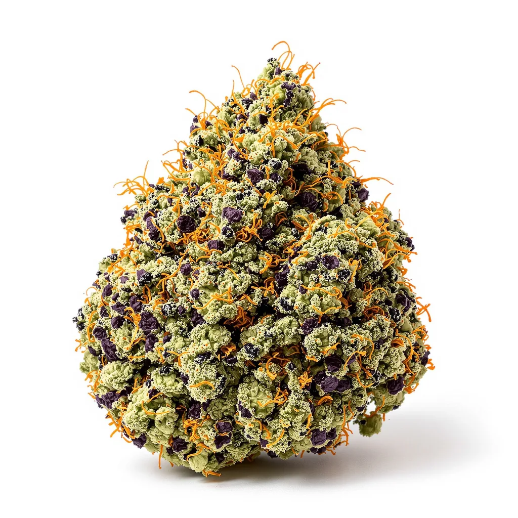 Blackwater 83% indica / 17% sativa flower with visible trichomes